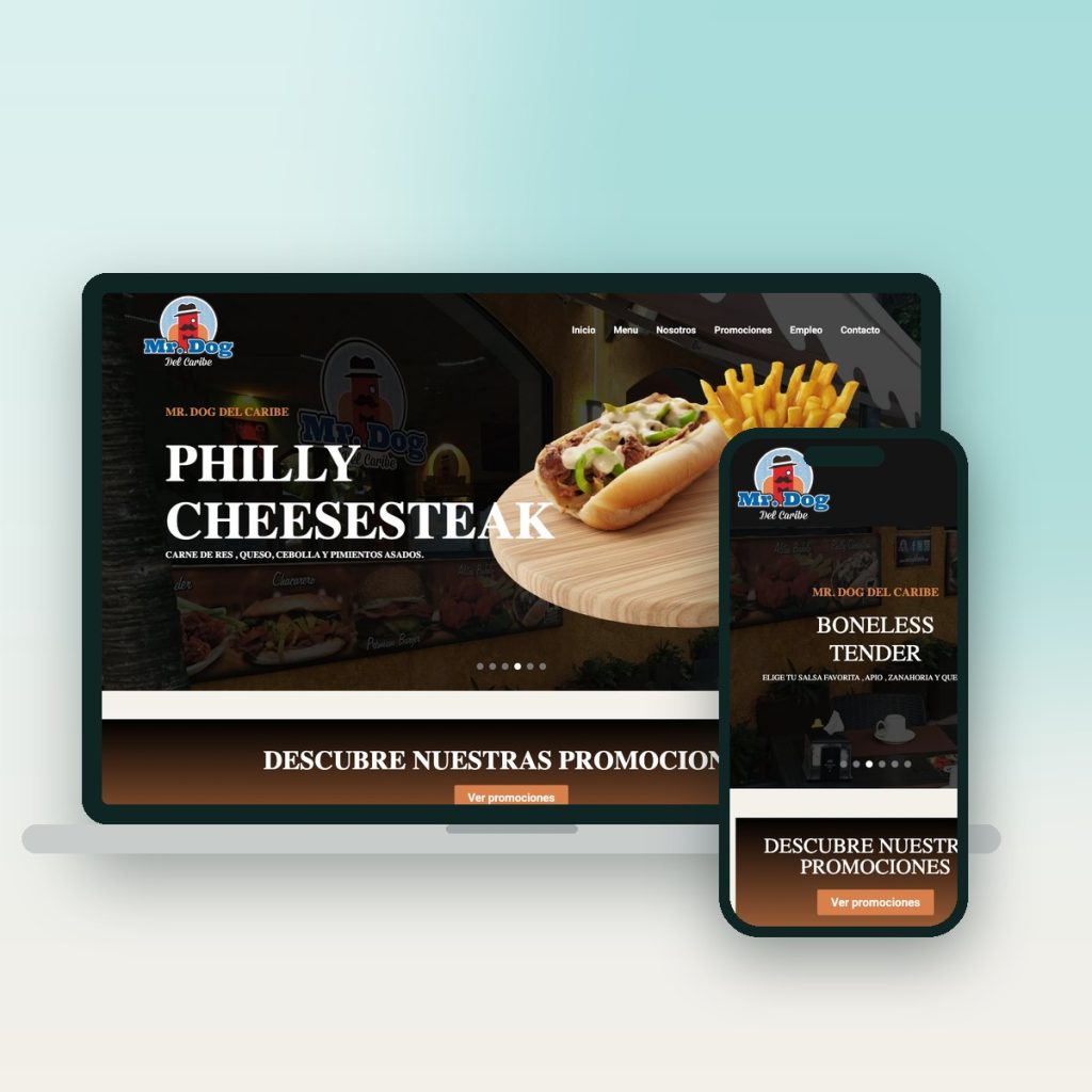 Mr Dog del Caribe – sitio web desarrollado por Kaanah Solutions