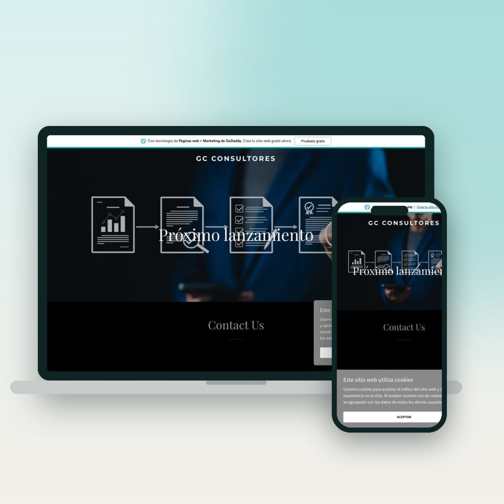 GC Consultores – sitio web desarrollado por Kaanah Solutions