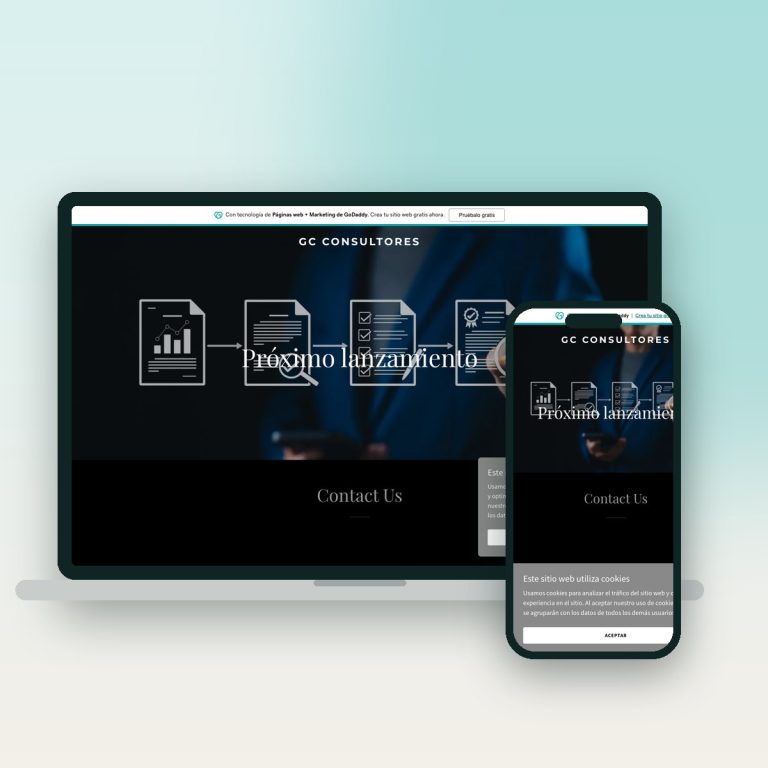 GC Consultores – sitio web desarrollado por Kaanah Solutions