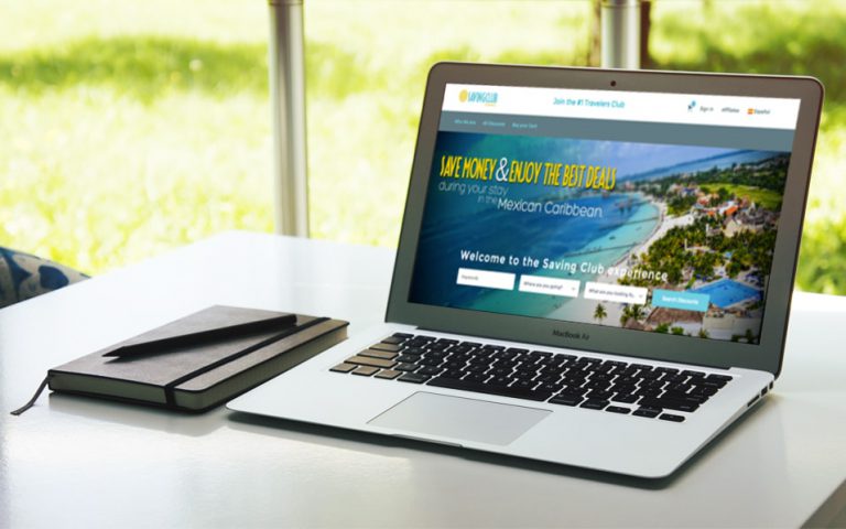 Saving Club travelers – sitio web desarrollado por Kaanah Solutions