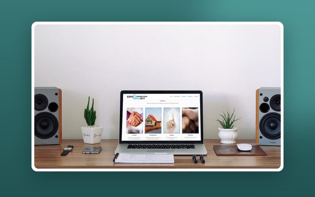 Expo Inmobiliaria Cancún – vista del sitio web