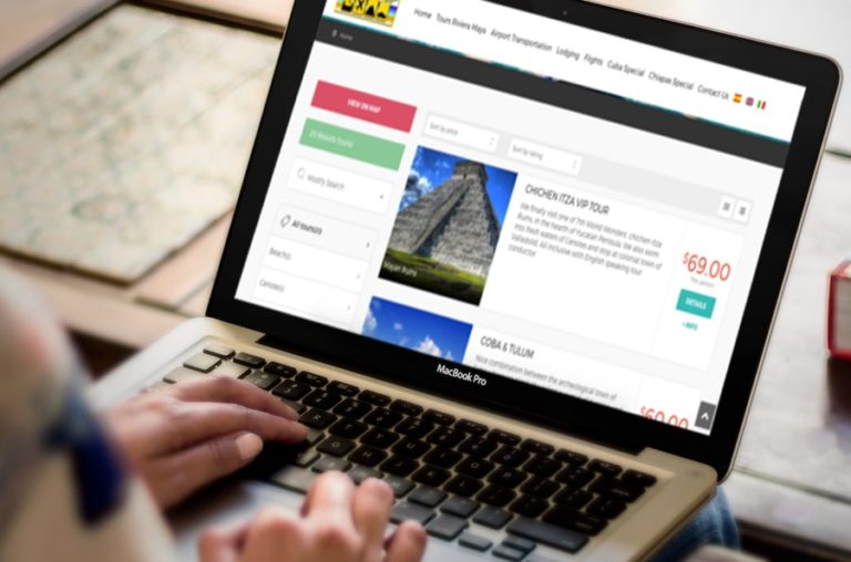 Caribe Viaggi – sitio web desarrollado por Kaanah Solutions