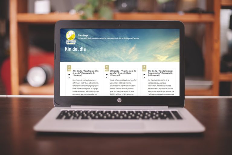 Gam Yoga – sitio web desarrollado por Kaanah Solutions