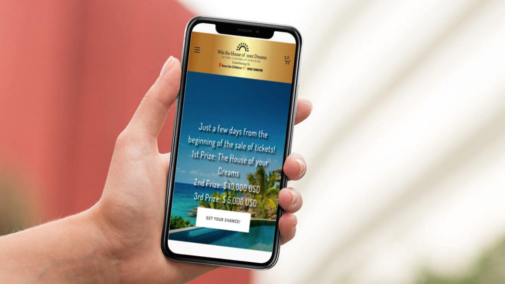 Win The House Of Your Dream – vista del sitio web