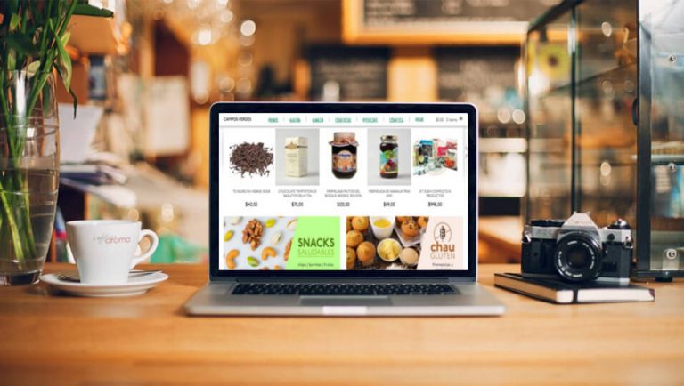 Almacén Campos Verdes – sitio web desarrollado por Kaanah Solutions