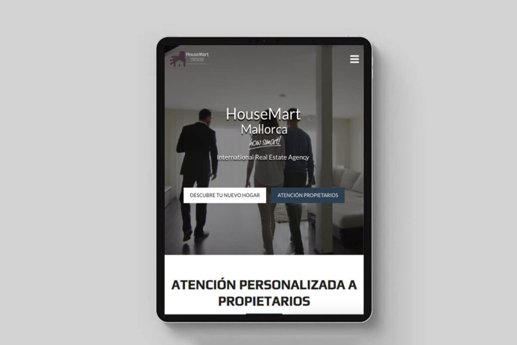 HouseMart Mallorca – vista del sitio web