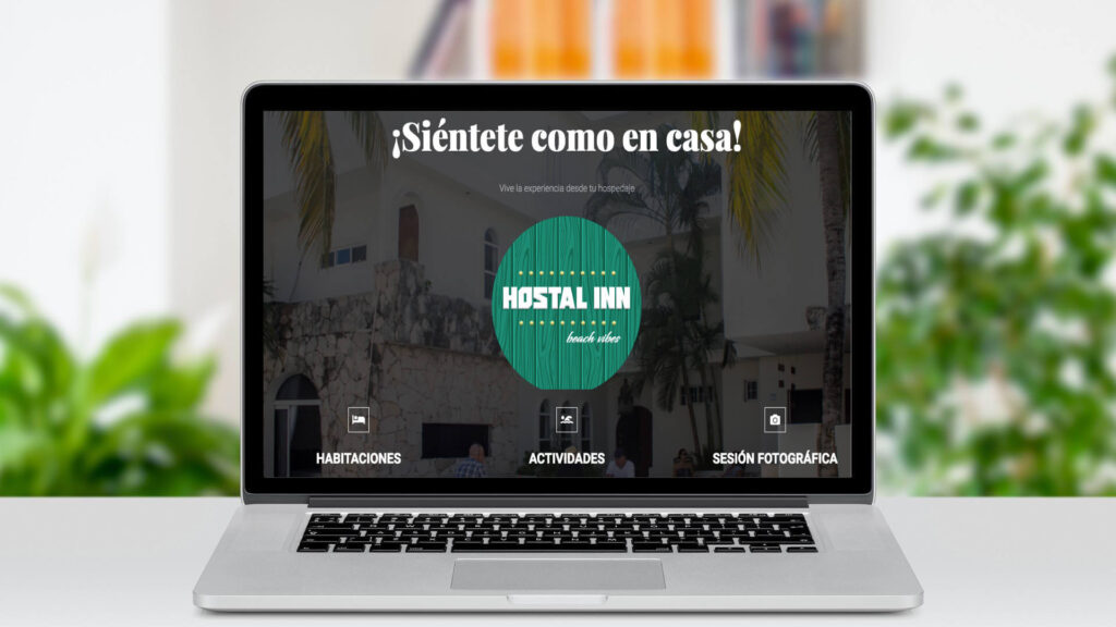 Hostal Inn Playa del Carmen – vista del sitio web