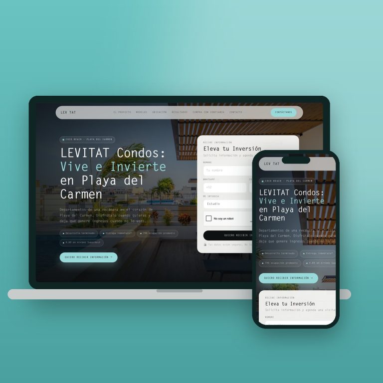 Levitat 20 Twin Towers – sitio web desarrollado por Kaanah Solutions