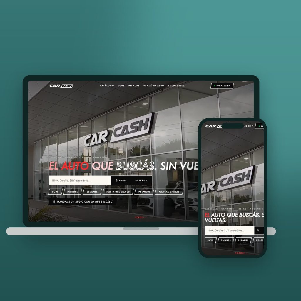 Car Cash Argentina – sitio web desarrollado por Kaanah Solutions