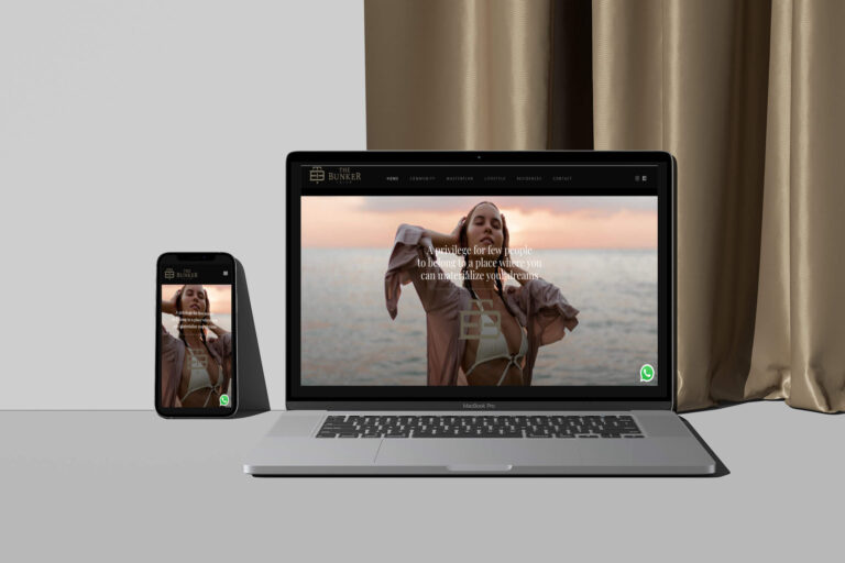 The Bunker Tulum – sitio web desarrollado por Kaanah Solutions