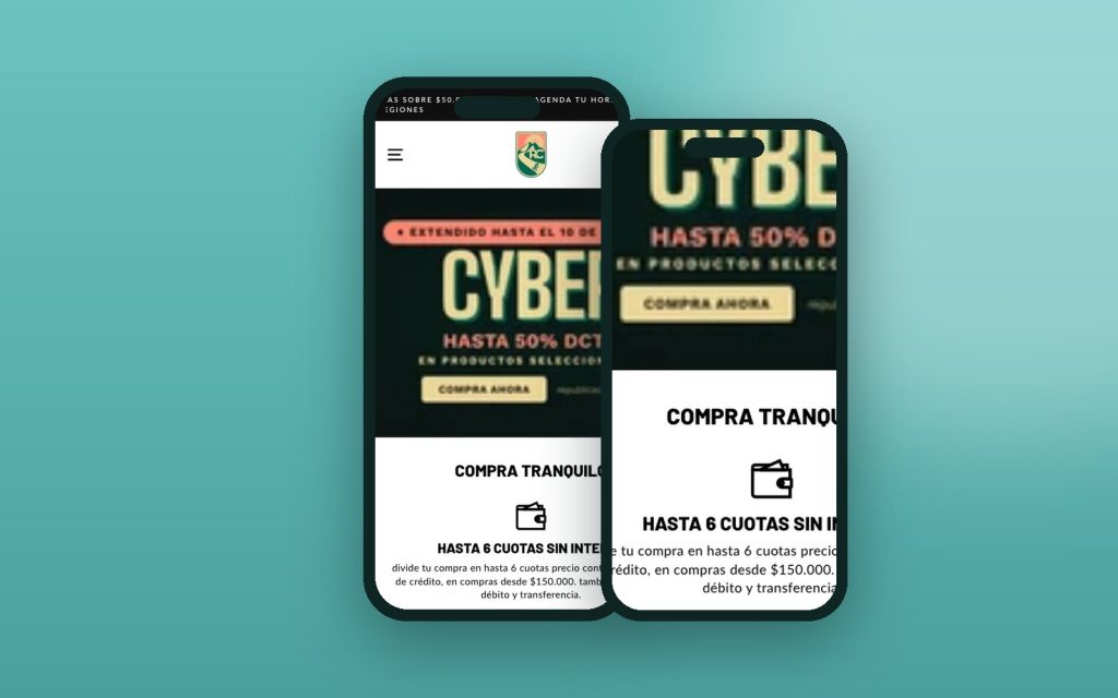 Rudy Project – vista del sitio web