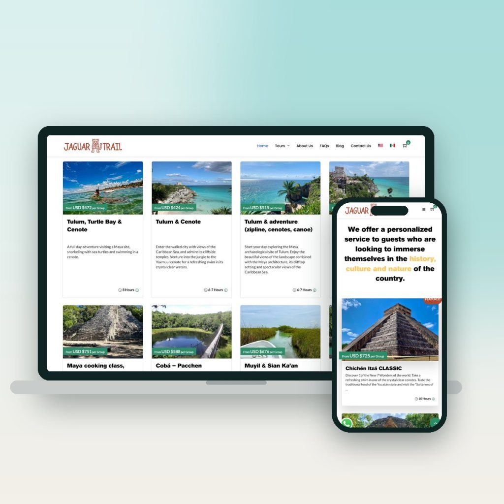 Jaguar Trail – sitio web desarrollado por Kaanah Solutions